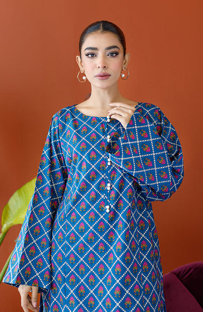 Orient - Unstitched 2 Piece Printed Cambric Shirt and Cambric Pant