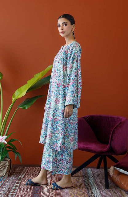 Orient - Unstitched 2 Piece Printed Cambric Shirt and Cambric Pant