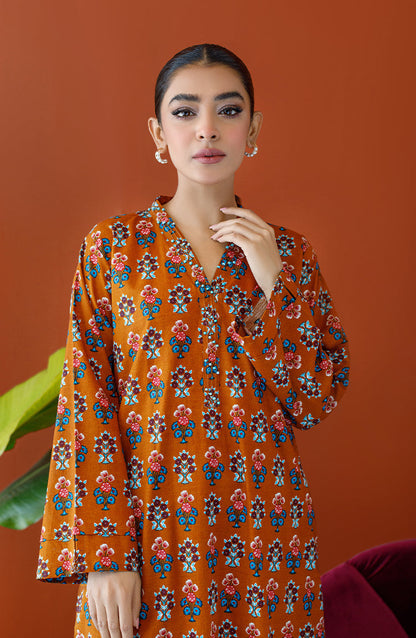 Orient - Unstitched 2 Piece Printed Khaddar Shirt and Khaddar Pant