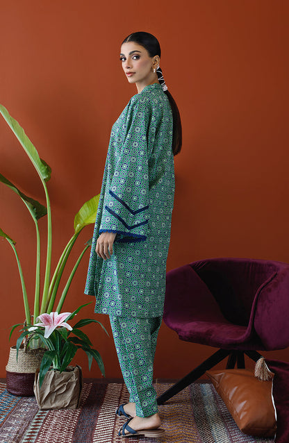 Orient - Unstitched 2 Piece Printed Khaddar Shirt and Khaddar Pant