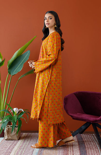 Orient - Unstitched 2 Piece Embroidered Khaddar Shirt and Khaddar Pant
