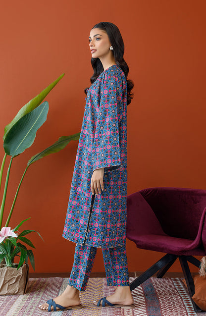 Orient - Stitched 2 Piece Printed Cotton Slub Shirt and Cotton Pant