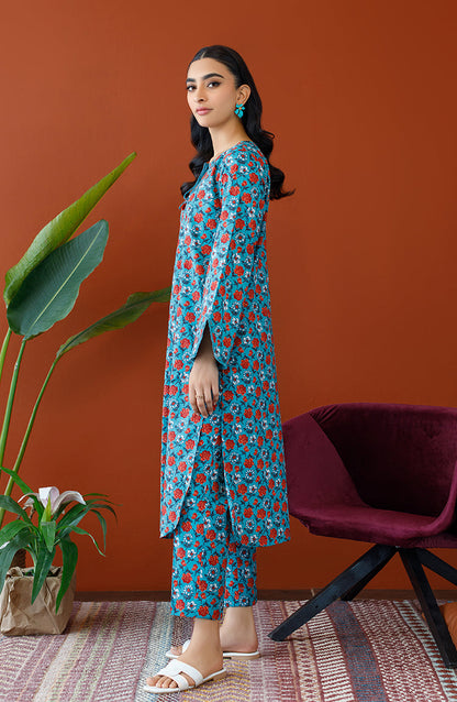 Orient - Stitched 2 Piece Printed Cambric Shirt and Cambric Pant