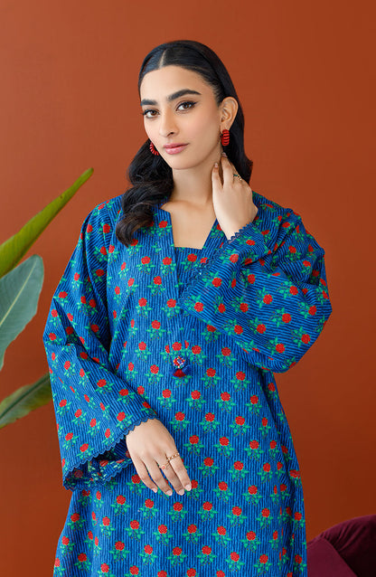 Orient - Stitched 2 Piece Printed Khaddar Shirt and Khaddar Pant