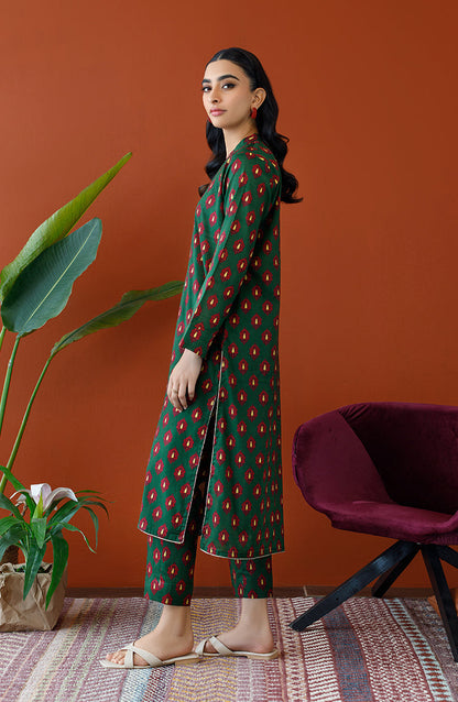 Orient - Stitched 2 Piece Printed Cotton Slub Shirt and Cotton Pant