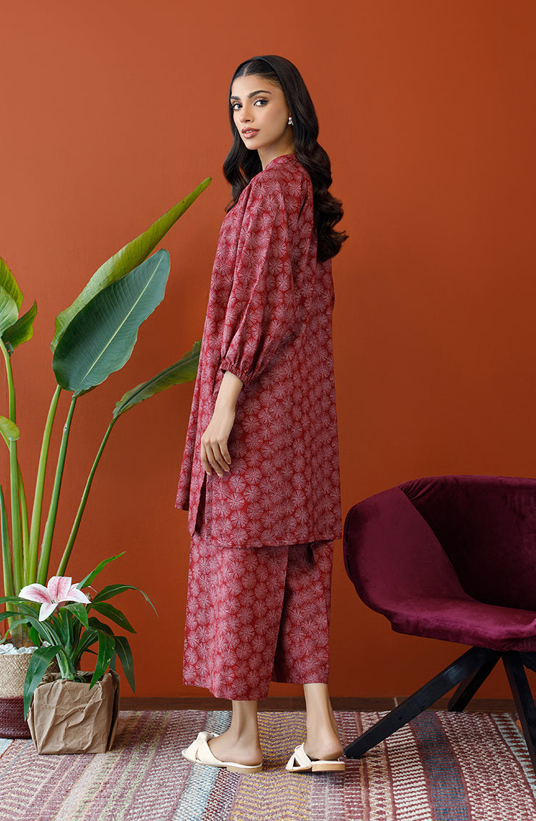 Orient - Stitched 2 Piece Printed Khaddar Shirt and Khaddar Pant