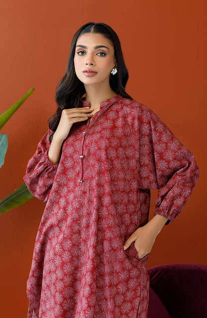 Orient - Unstitched 2 Piece Printed Khaddar Shirt and Khaddar Pant