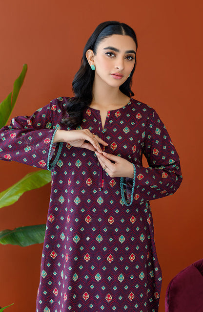 Orient - Unstitched 2 Piece Printed Cotton Slub Shirt and Cotton Pant