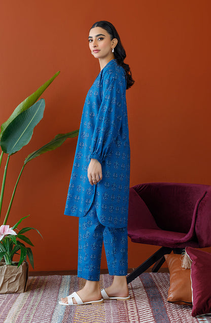 Orient - Stitched 2 Piece Printed Khaddar Shirt and Khaddar Pant
