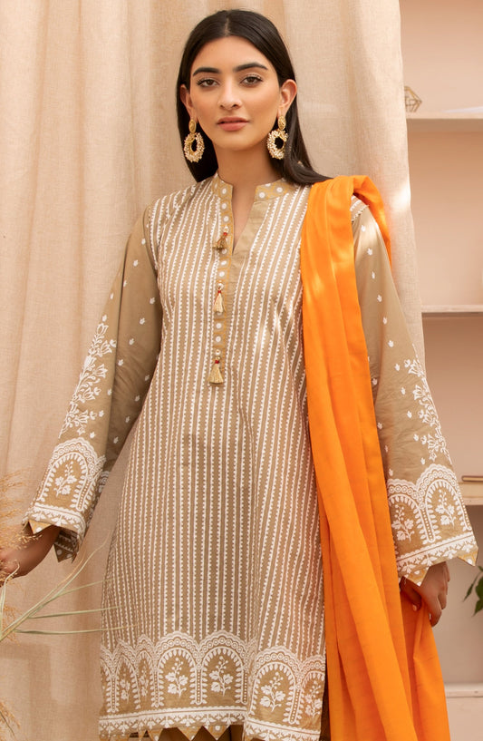Orient - Unstitched 3 Piece Printed Lawn Suit