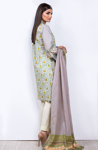 Orient - Unstitched 2 Piece Printed Lawn Suit