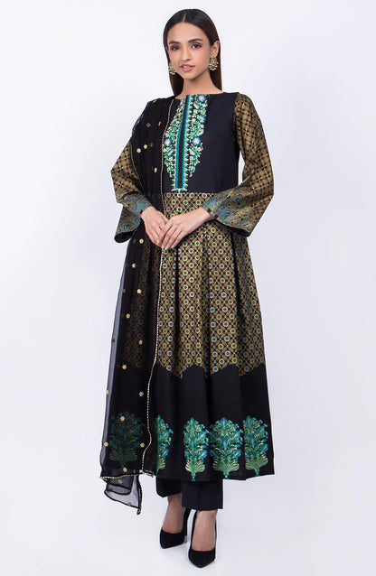 Orient - Unstitched 3 Piece Festive Embroidered Suit