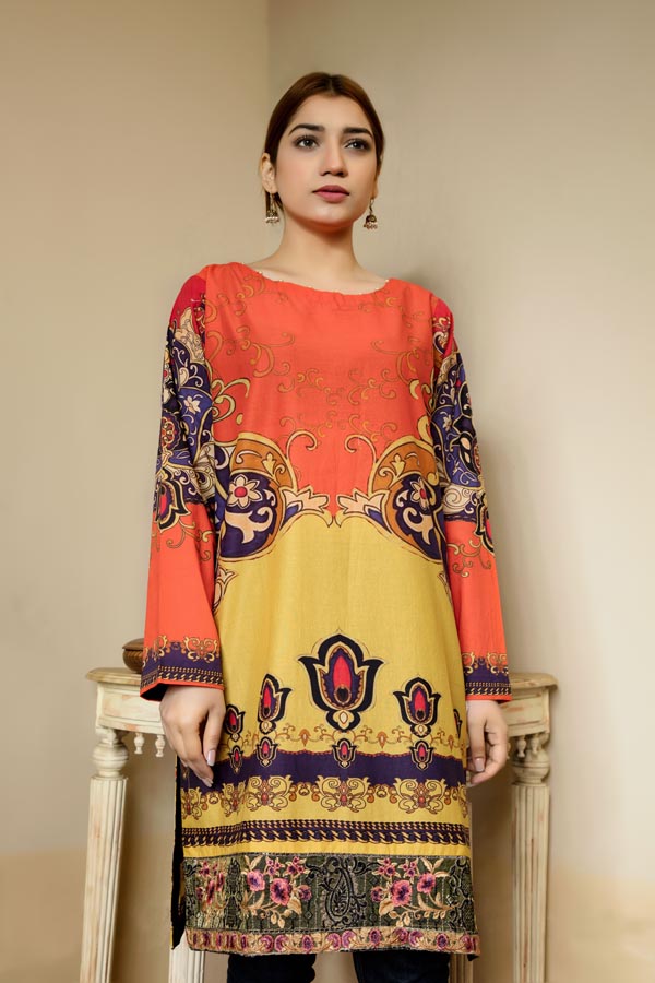Adan's Libas - Curusta - Stitched Lawn Kurti