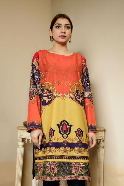 Adan's Libas - Curusta - Stitched Lawn Kurti