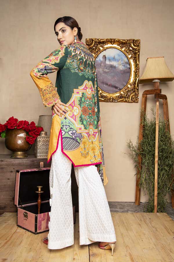 Adan's Libas - CASABLANCA LAWN STITCHED SHIRT