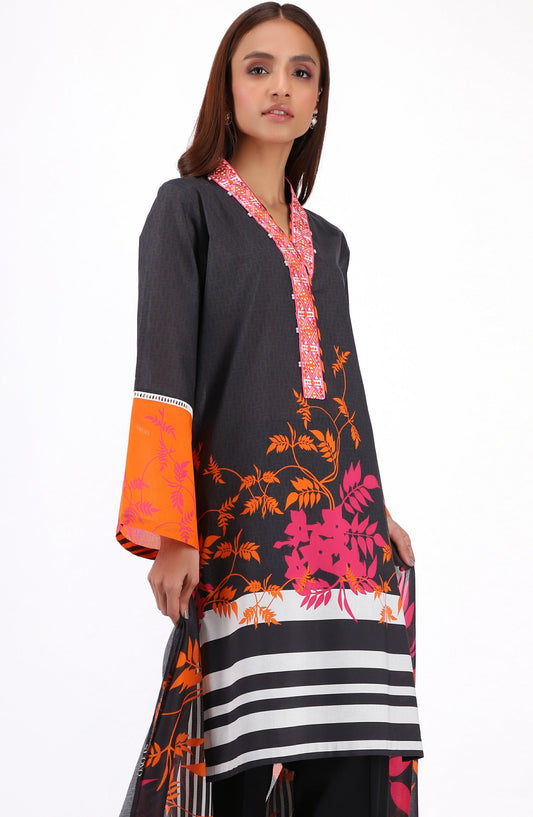 Orient - Unstitched 2 Piece Printed Cambric Shirt and Lawn Dupatta