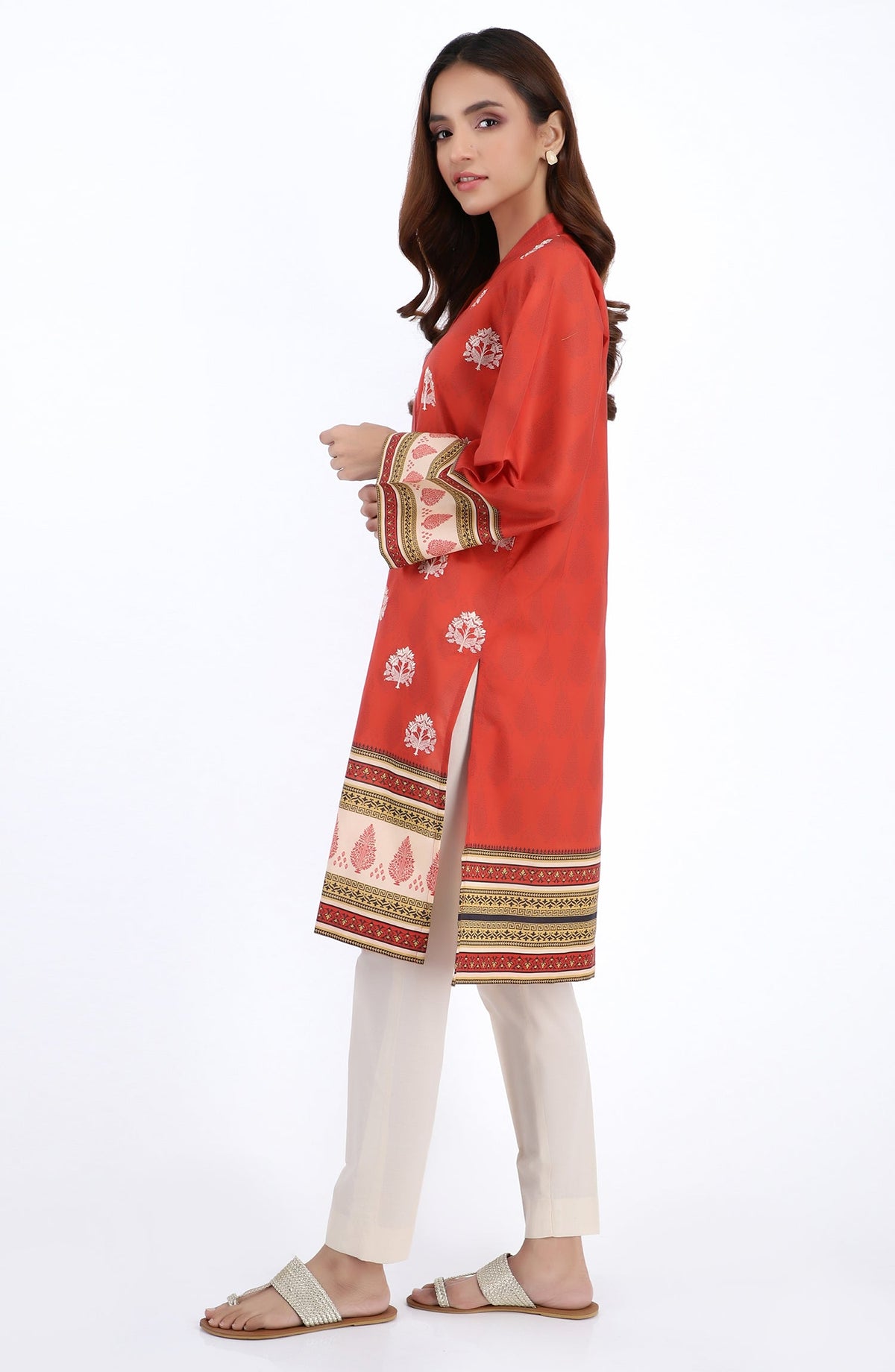 Orient - Unstitched 1 Piece Printed Lawn Shirt