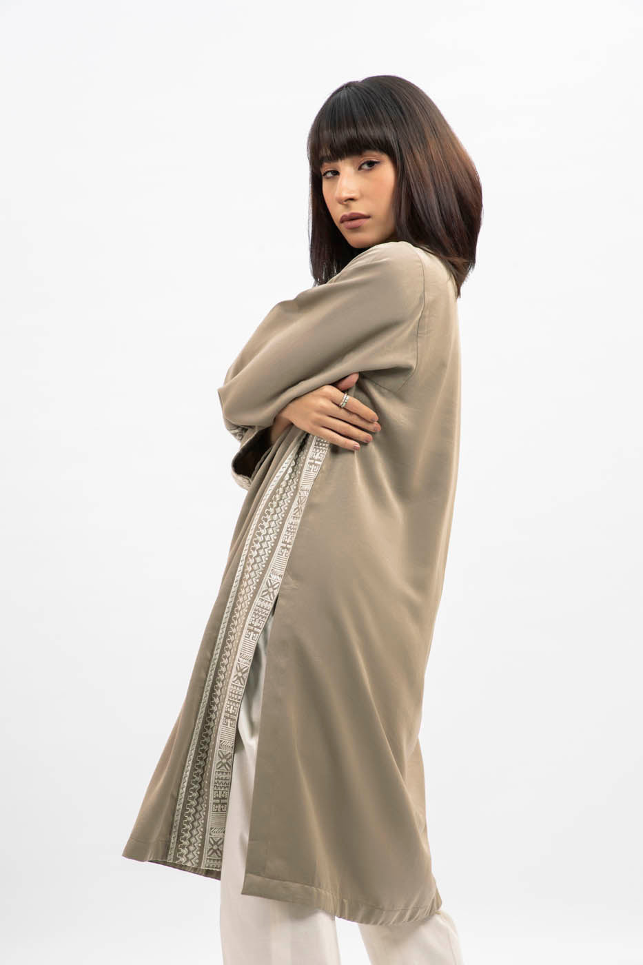 Embroidered Yarn Dyed Kurti
