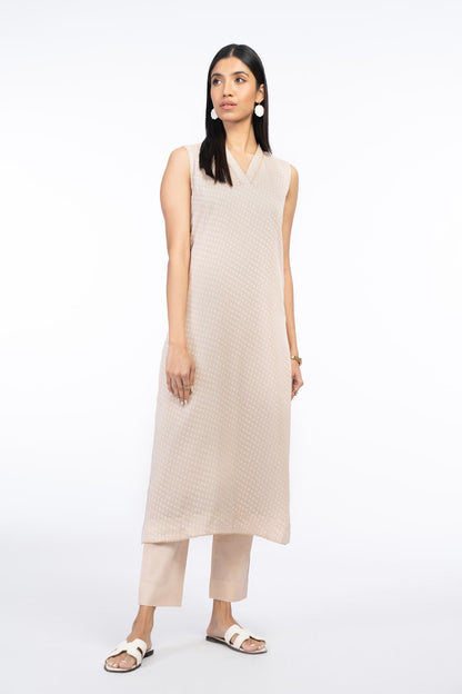 Dyed Dobby Kurti