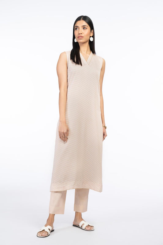 Dyed Dobby Kurti