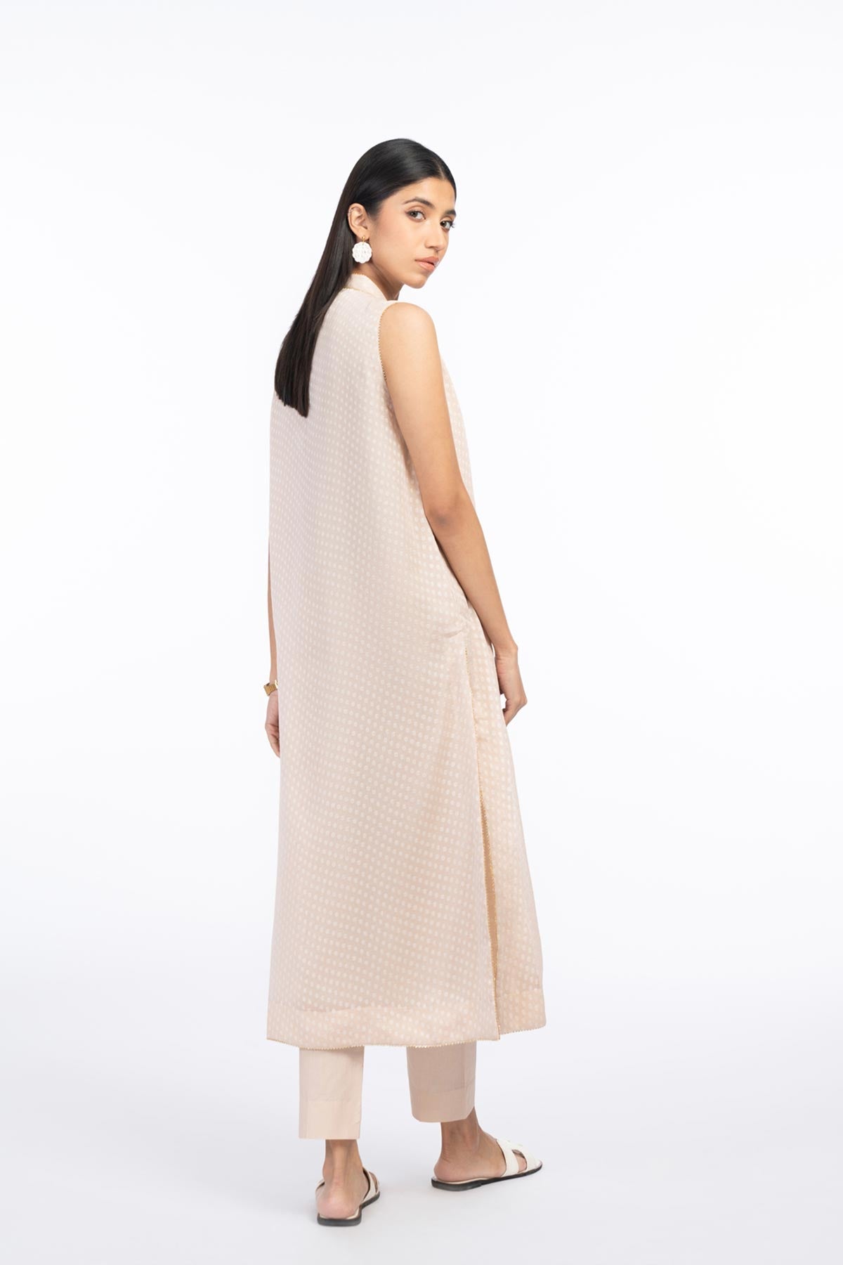 Dyed Dobby Kurti
