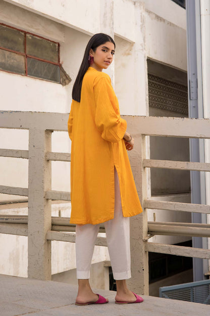 Dyed Dobby Kurti