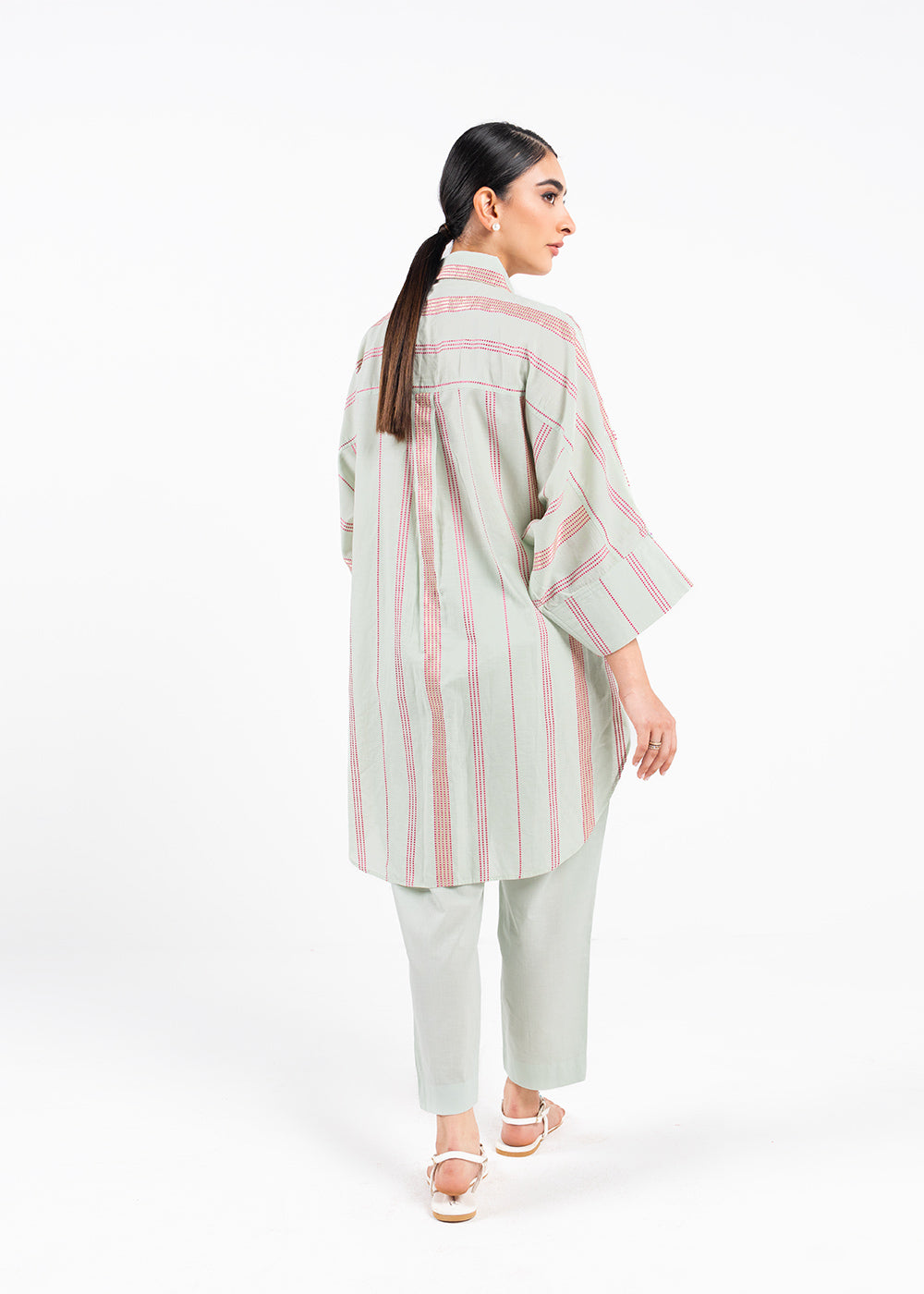 Dyed Dobby Kurti