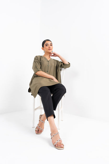Dyed Zari Kurti