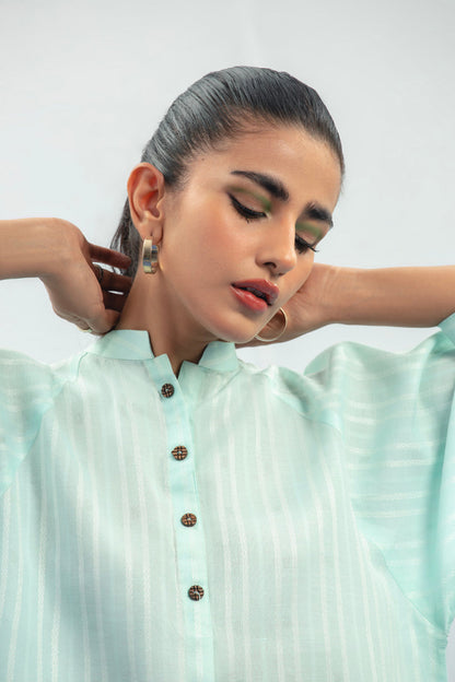 Dyed Jacquard Kurti