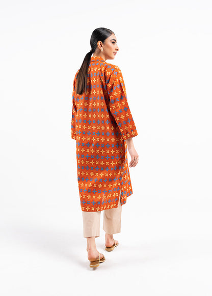 Dyed Jacquard Kurti