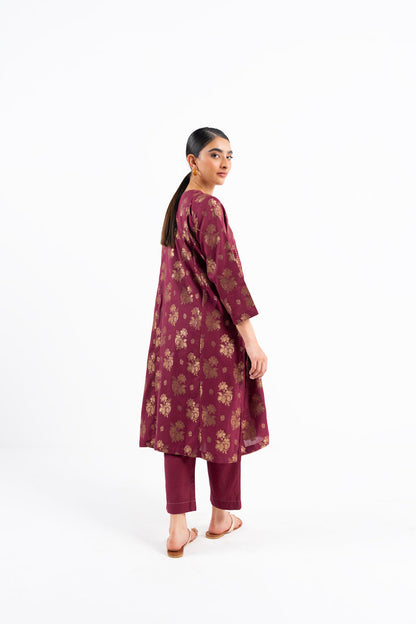 Dyed Jacquard Kurti