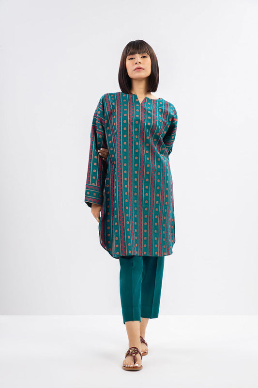 Dyed Dobby Kurti