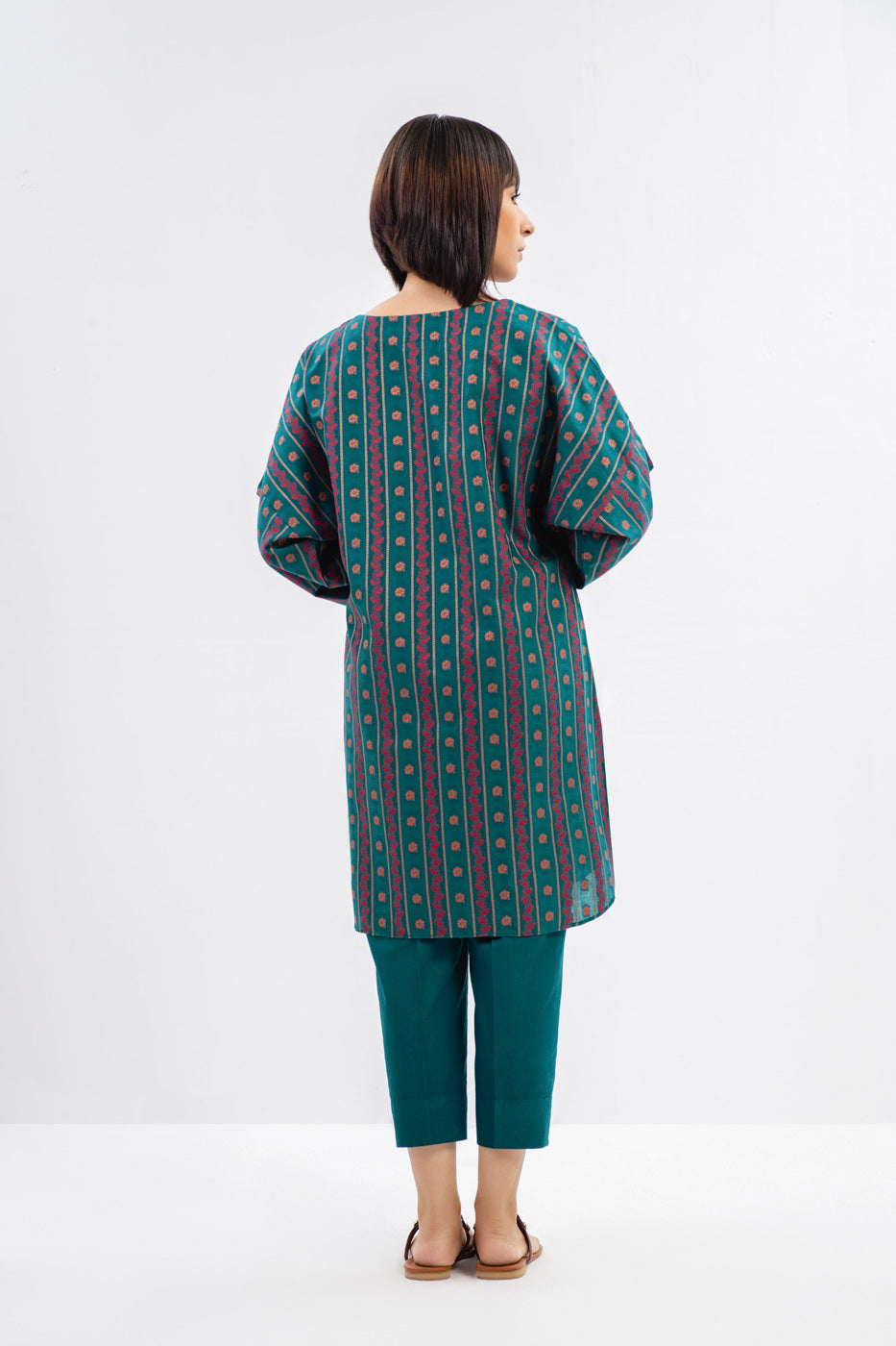 Dyed Dobby Kurti