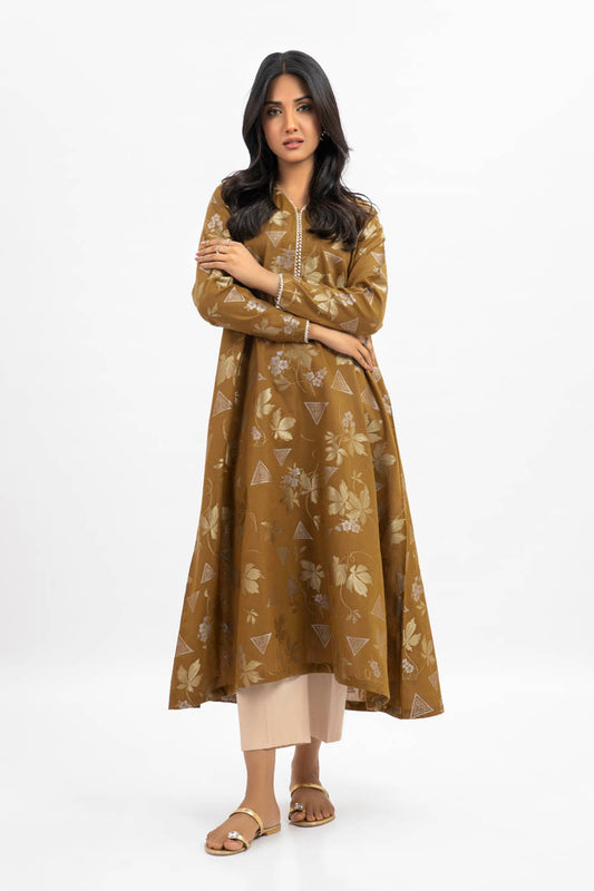 Dyed Jacquard Kurti
