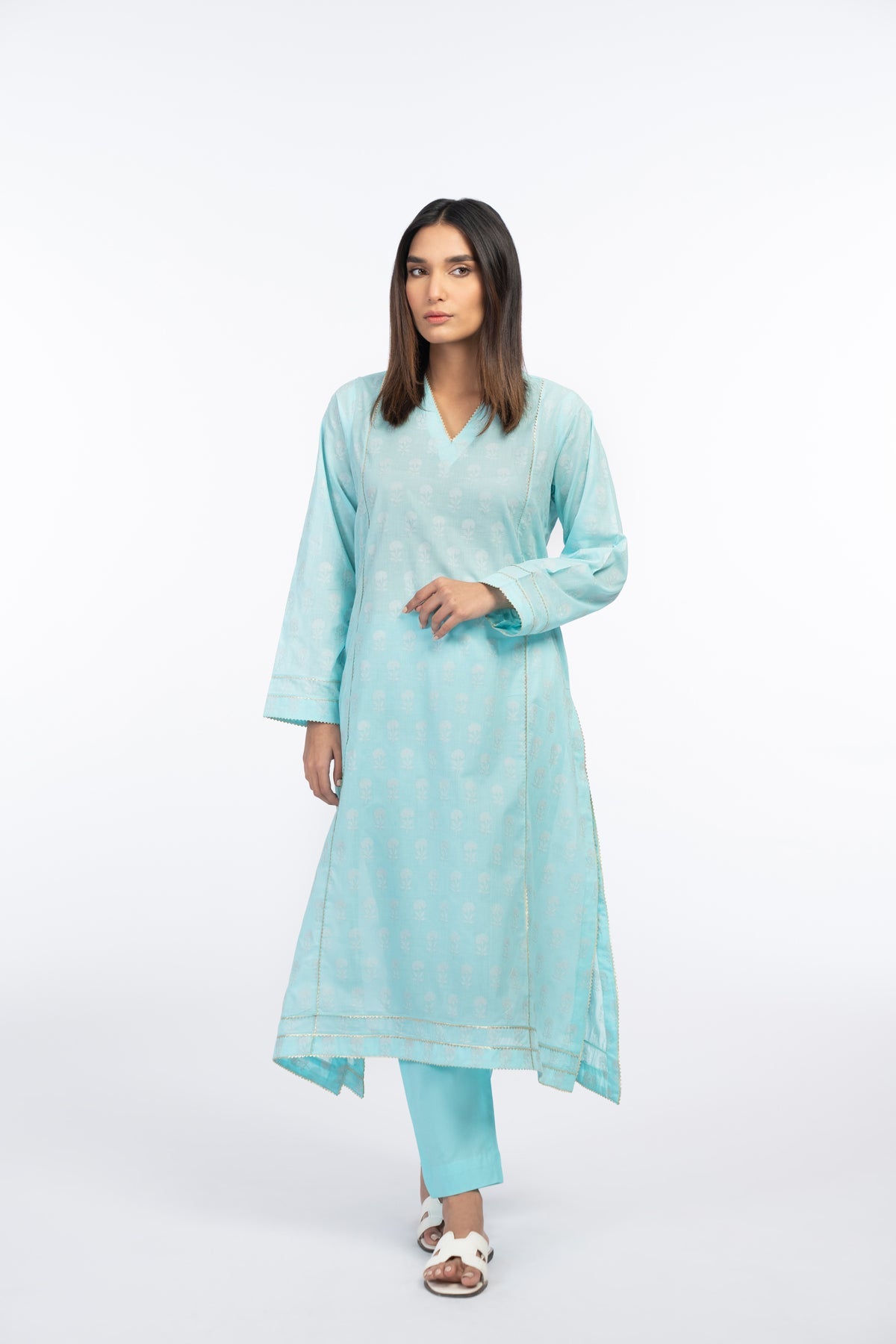Printed Lawn Kurti