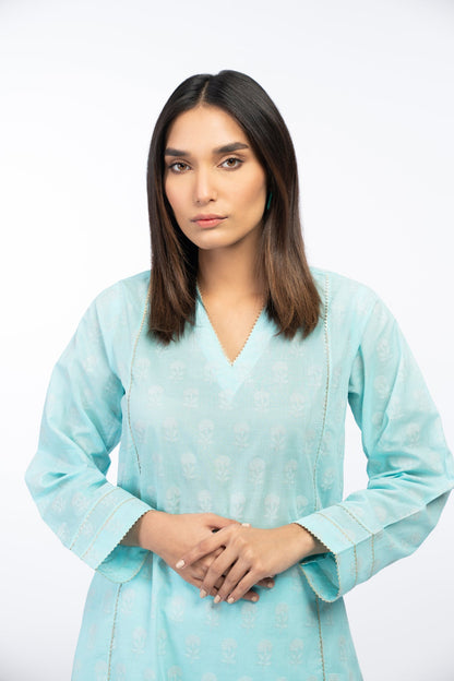 Printed Lawn Kurti