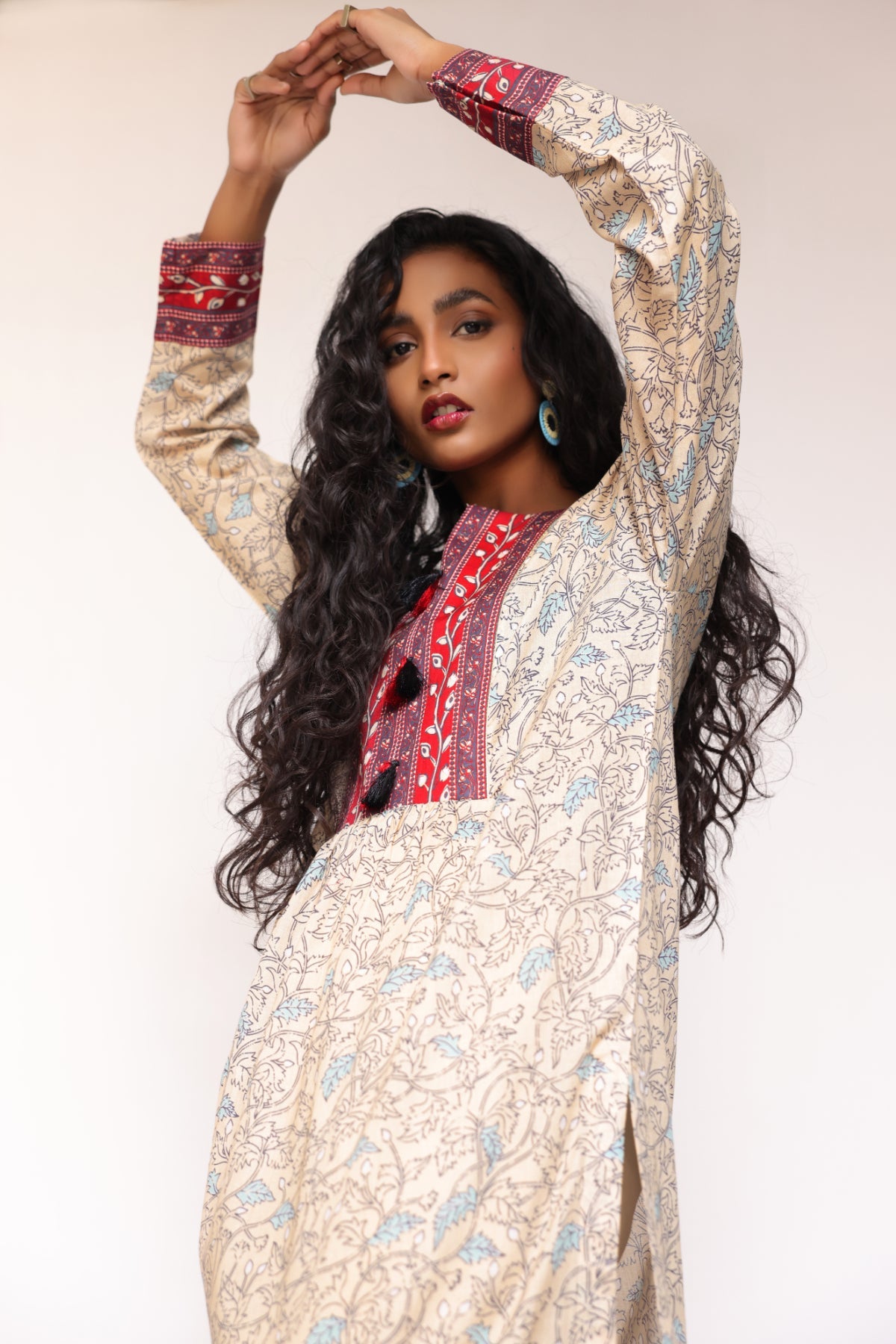 Printed Cambric Kurti