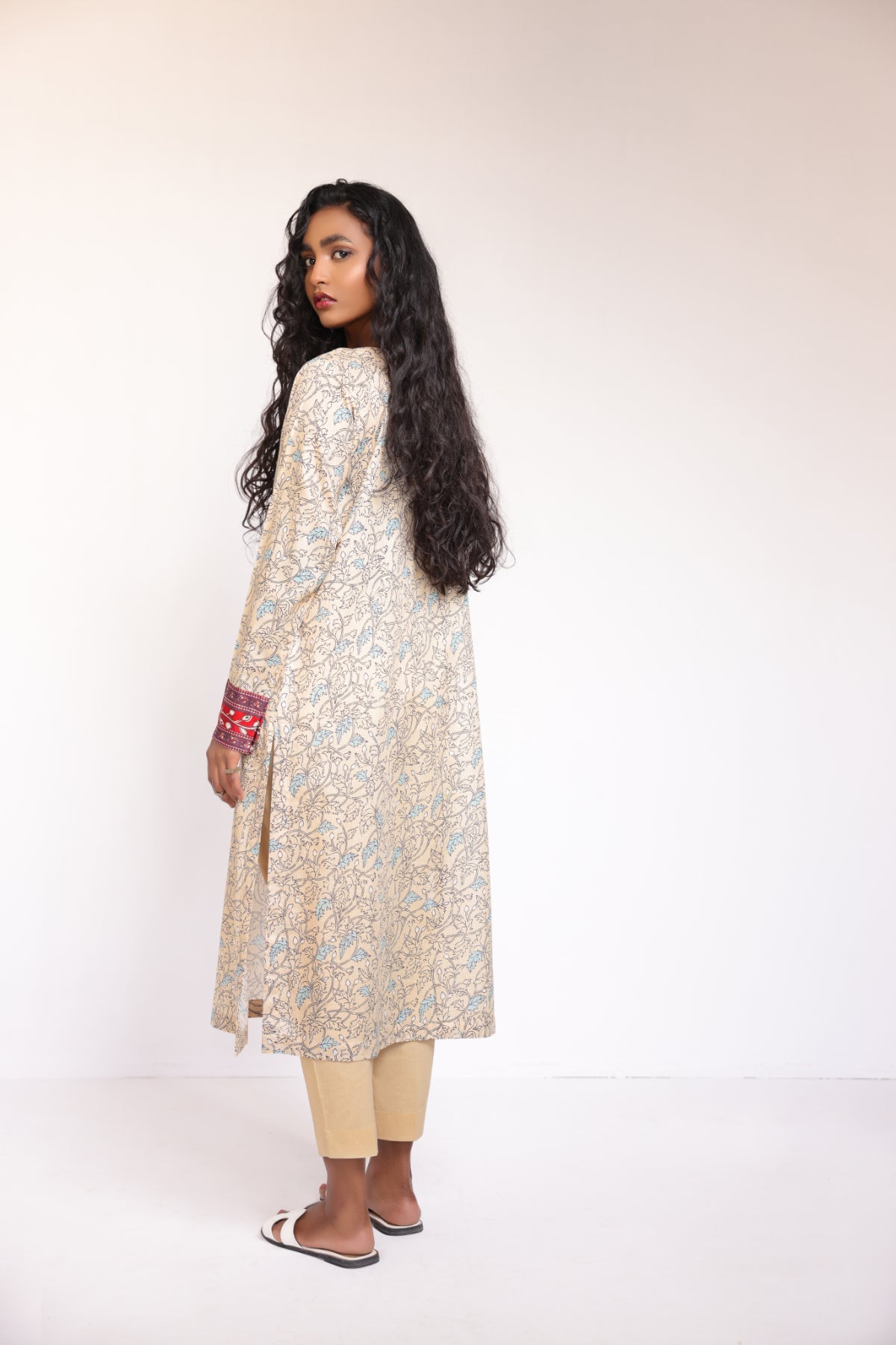 Printed Cambric Kurti
