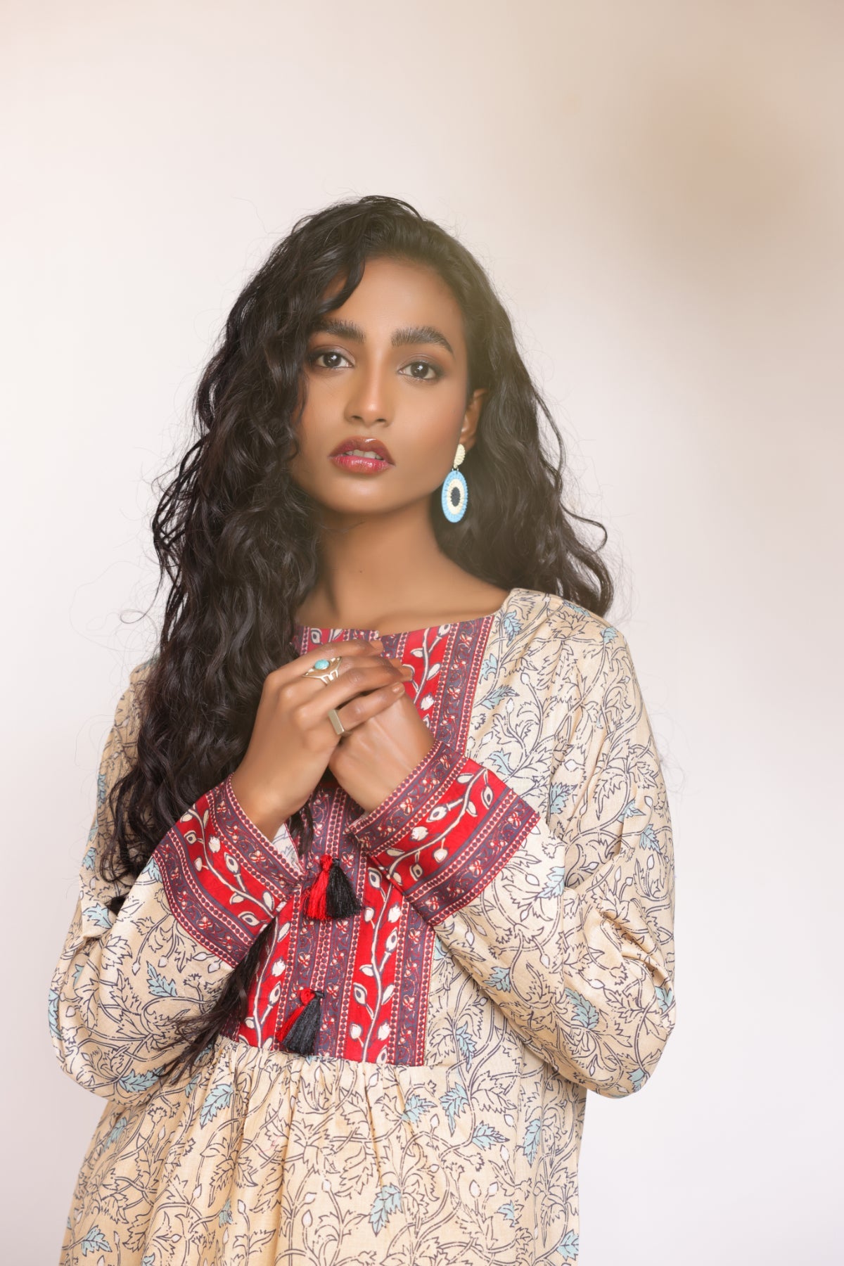 Printed Cambric Kurti