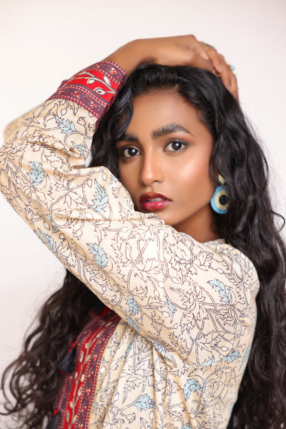 Printed Cambric Kurti