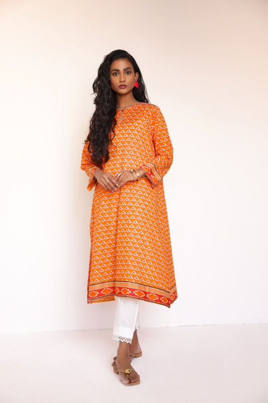 Printed Cambric Kurti