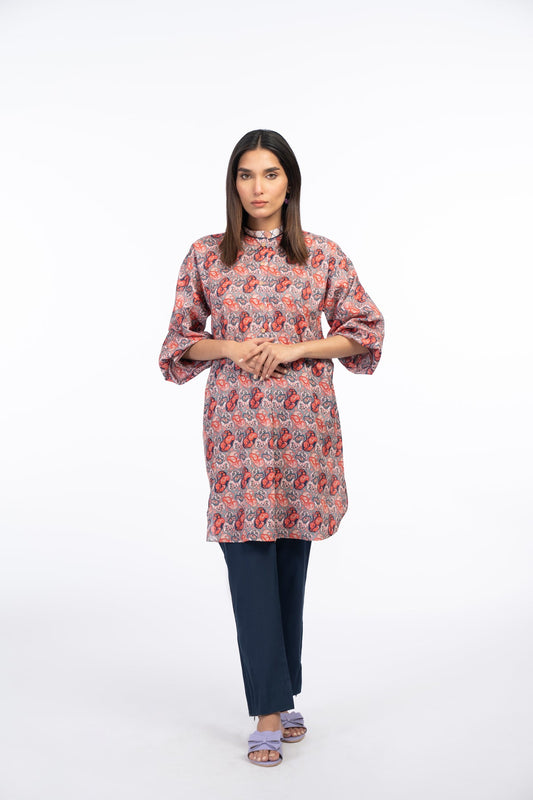 Printed Cambric Kurti