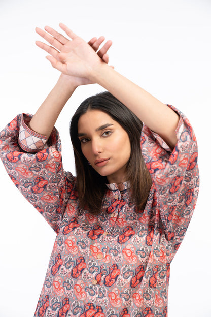Printed Cambric Kurti