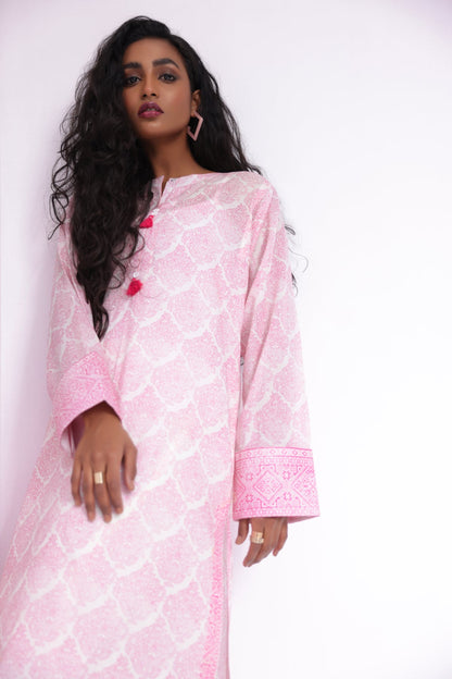 Printed Cambric Kurti