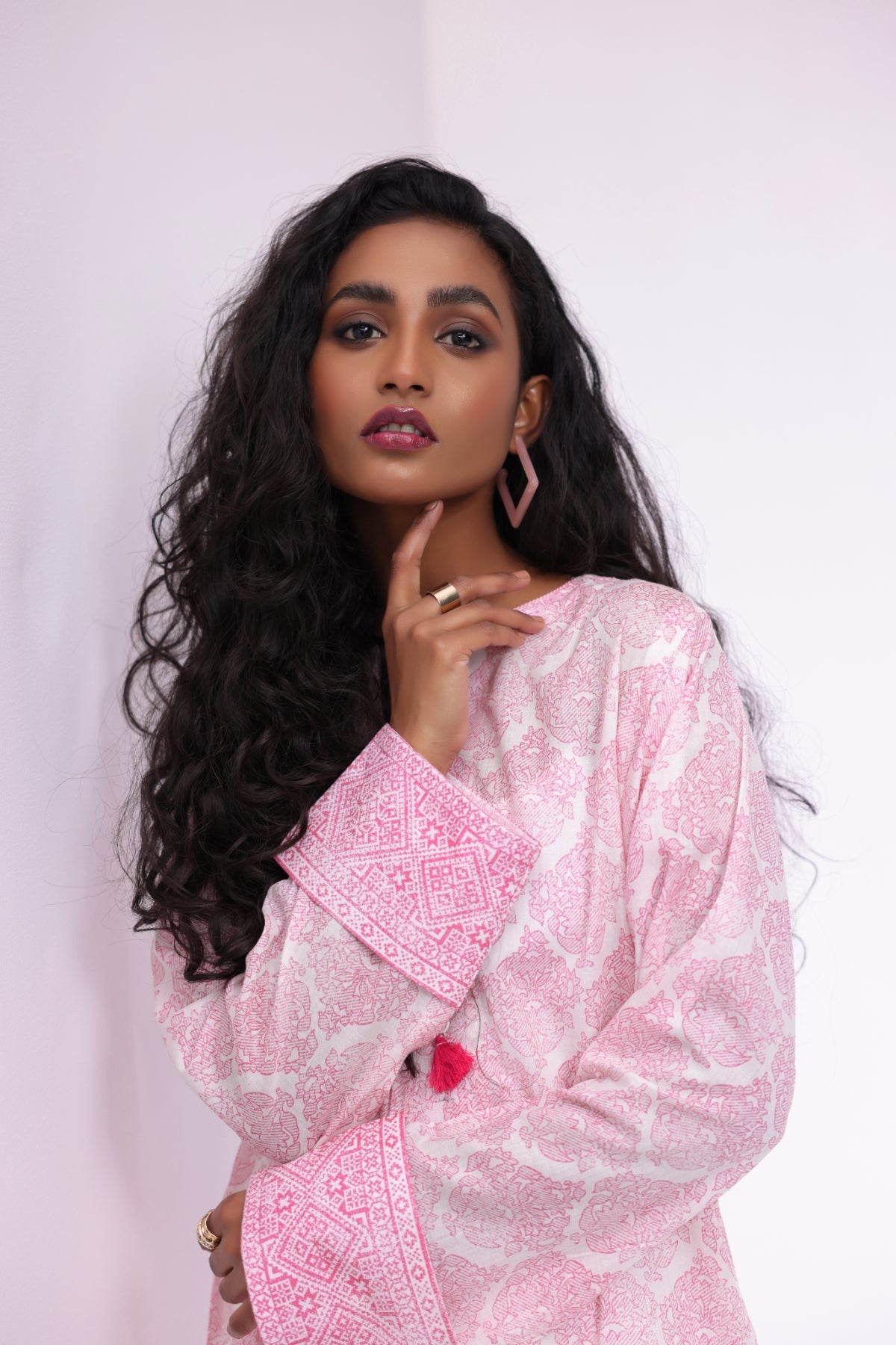 Printed Cambric Kurti