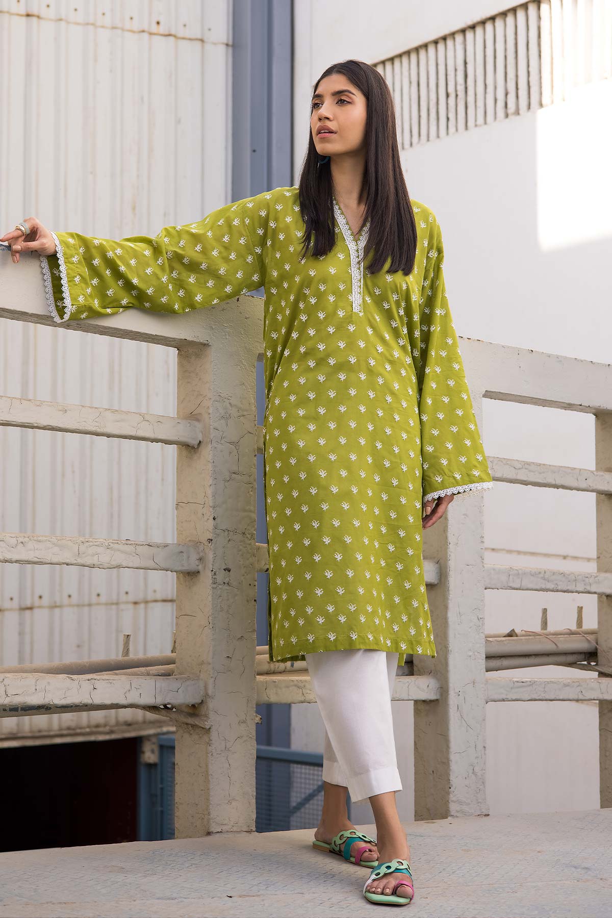 Printed Lawn Kurti