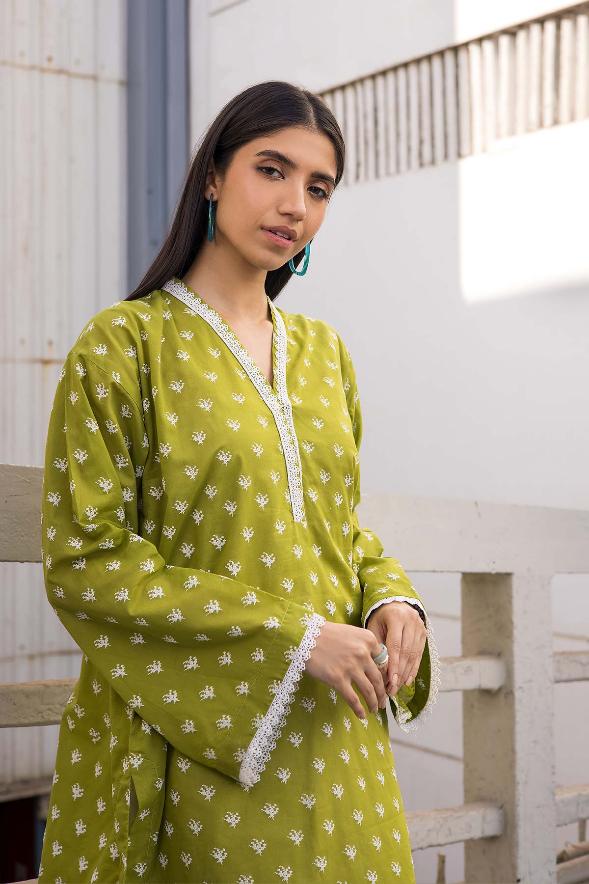 Printed Lawn Kurti