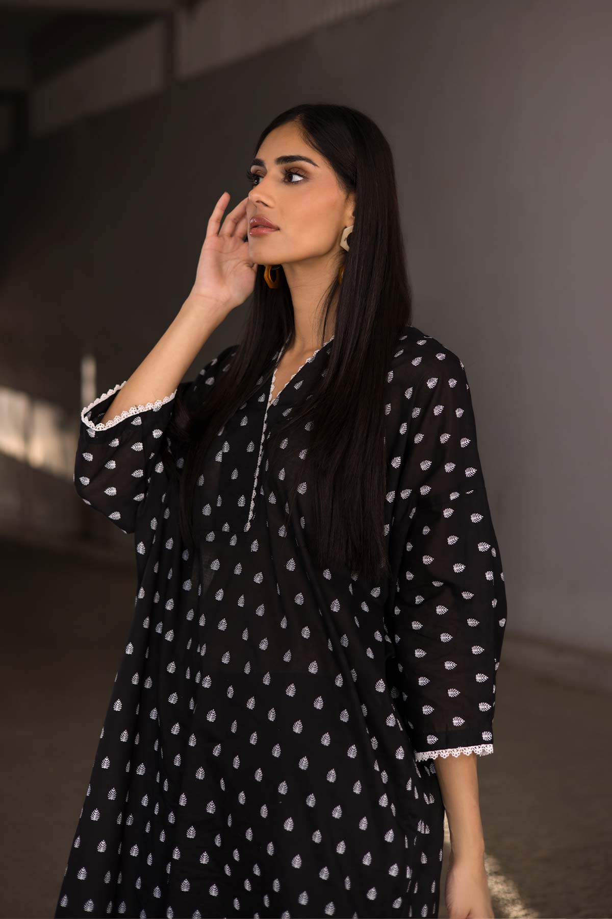 Printed Lawn Kurti