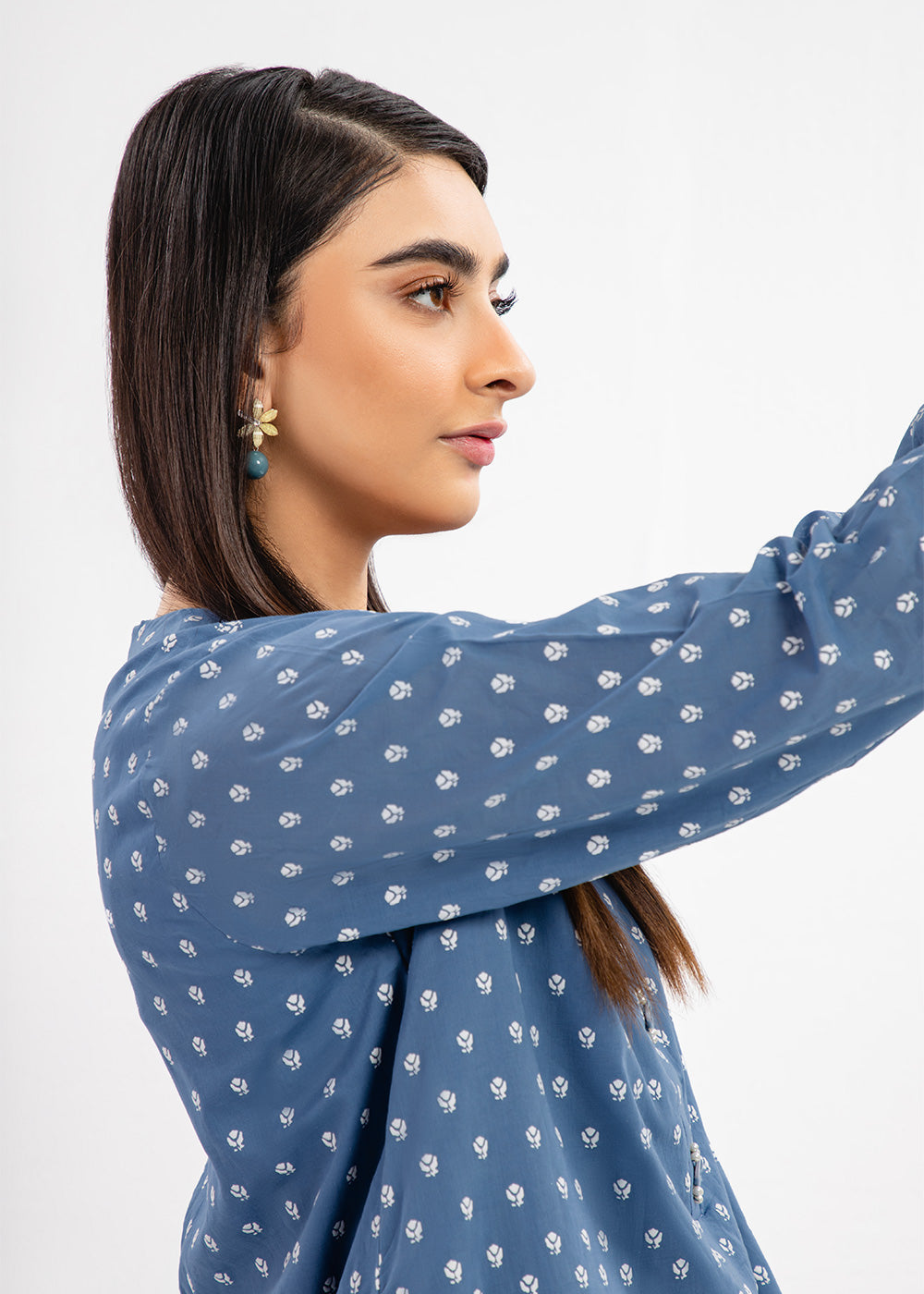 Printed Cambric Kurti