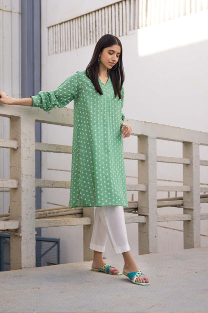 Printed Lawn Kurti